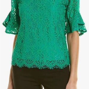 NWT Nanette Lapore emerald isle lace top - Size Medium